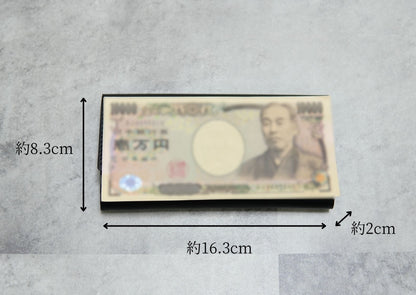 最小クラスの本革長財布 soallet｜お札を折らずに収納・超スリム大容量ミニ財布｜日本製ヌメ革財布