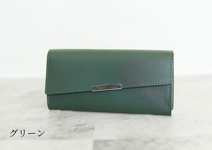 最小クラスの本革長財布 soallet｜お札を折らずに収納・超スリム大容量ミニ財布｜日本製ヌメ革財布