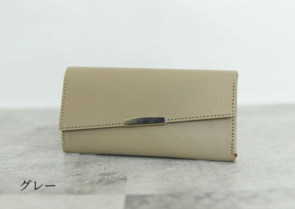 最小クラスの本革長財布 soallet｜お札を折らずに収納・超スリム大容量ミニ財布｜日本製ヌメ革財布