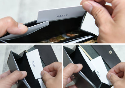 最小クラスの本革長財布 soallet｜お札を折らずに収納・超スリム大容量ミニ財布｜日本製ヌメ革財布