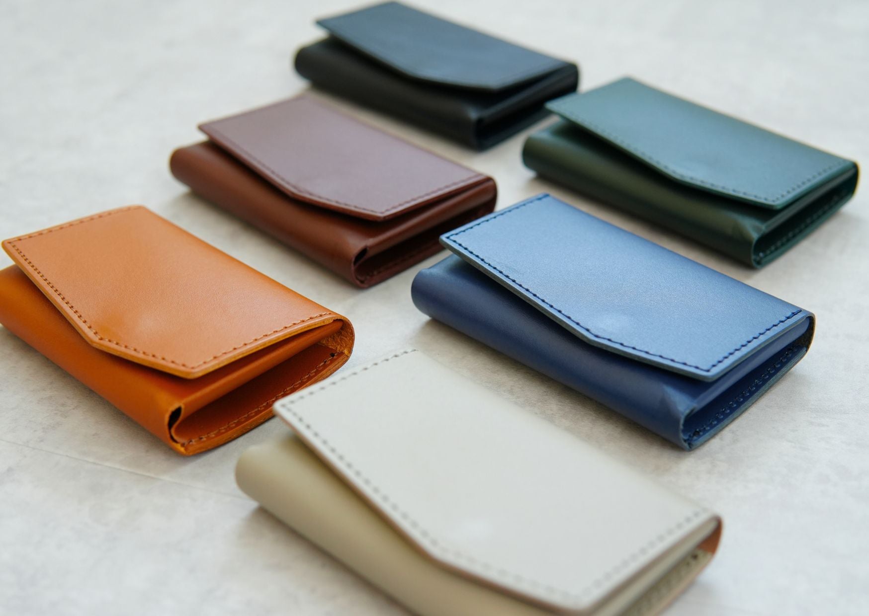 Experience ver.2 | お札を折らない極小ミニ財布・本革｜Hadou-Leather